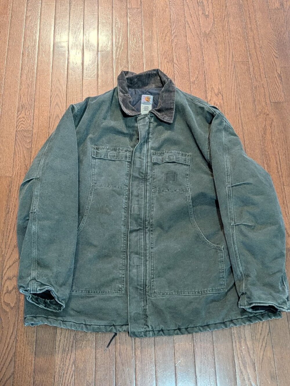 Carhartt C26 Artic Jacket Quilt Lined Moss Green Made in USA - Size 3XL